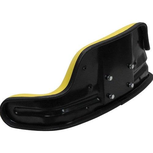 Wraparound Backrest Cushion For Utility Suspension Seat - Yellow Vinyl