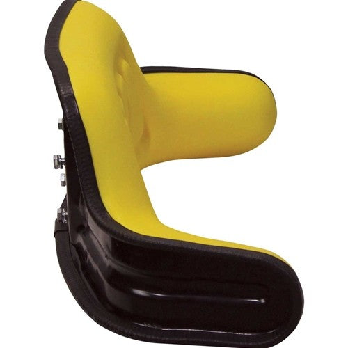 Wraparound Backrest Cushion For Utility Suspension Seat - Yellow Vinyl