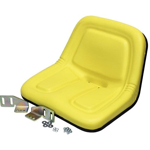 Case IH B414 Tractor Replacement Bucket Seat - Yellow Vinyl