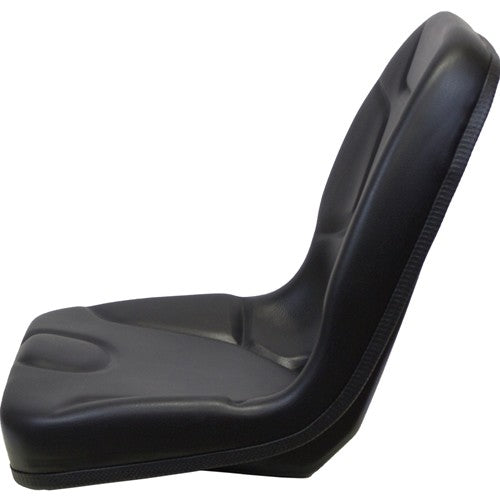 Kubota Loader/Backhoe Large Replacement Bucket Seat - Fits Various Models - Black Vinyl