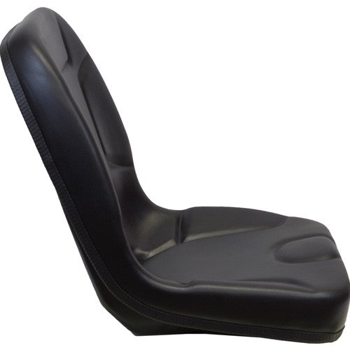 Kubota Loader/Backhoe Large Replacement Bucket Seat - Fits Various Models - Black Vinyl