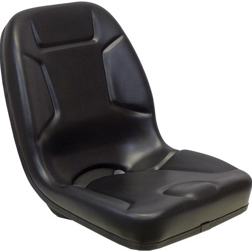 Kubota Loader/Backhoe Large Replacement Bucket Seat - Fits Various Models - Black Vinyl