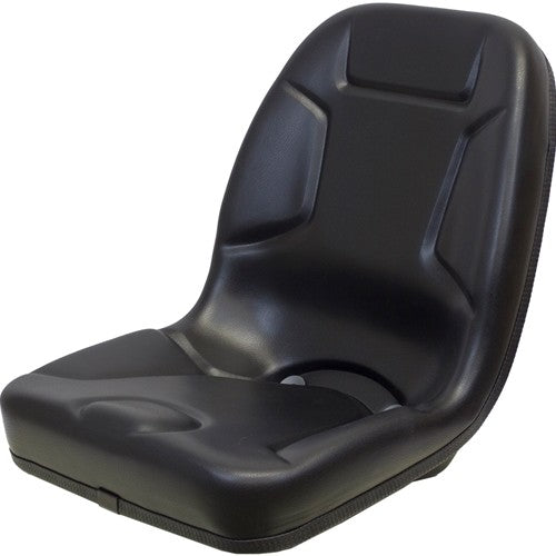 Kumiai ST2020 Tractor Large Replacement Bucket Seat - Black Vinyl