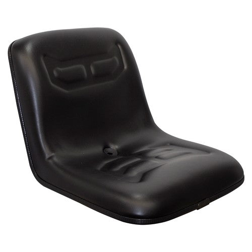 Allis Chalmers Tractor (w/8 or 12 Speed Transmission) Replacement Bucket Seat - Fits Various Models - Black Vinyl