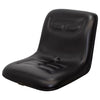 Ford/New Holland Tractor w/o Cab Bucket Seat - Fits Various Models - Black Vinyl