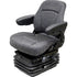 Case IH Maxxum, MX Series Maxxum, MXM, Puma and Steiger Series Tractor Replacement Seat & Air Suspension - Fits Various Models - Gray Cloth