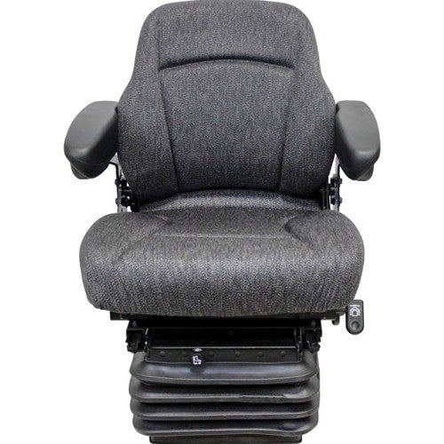 Case IH Maxxum, MX Series Maxxum, MXM, Puma and Steiger Series Tractor Replacement Seat & Air Suspension - Fits Various Models - Gray Cloth