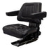 Caterpillar Excavator Replacement Seat & Mechanical Semi-Suspension - Black Vinyl