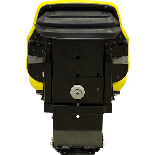 Case Tractor Utility Suspension Replacement Seat Assembly - Fits Various Models - Yellow Vinyl