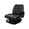 International Harvester Tractor Replacement Seat & Mechanical Suspension - Fits Various Models - Black Vinyl