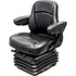 John Deere Wheel Loader Replacement Seat & Air Suspension - Fits Various Models - Black Vinyl