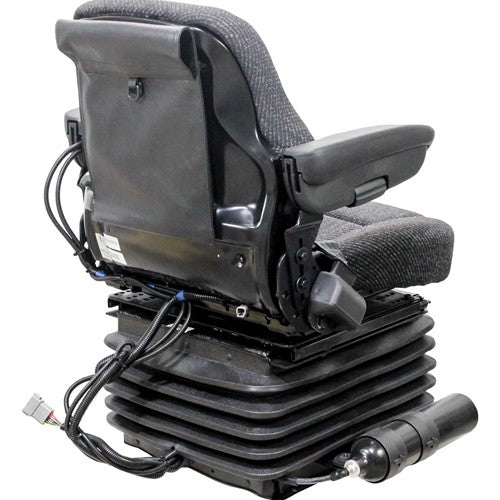 Case IH Tractor Replacement Seat & Air Suspension - Fits Various Models - Gray Cloth