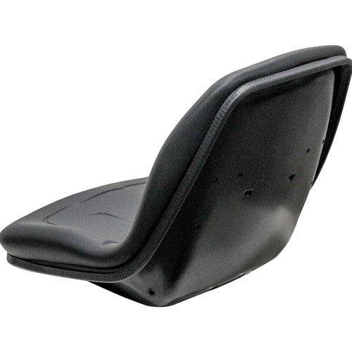 Case Wheel Tractor Bucket Seat - Fits Various Models - Black Vinyl