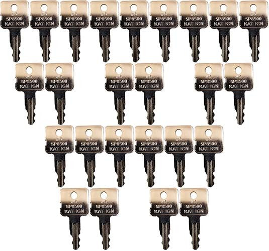 #5 (5P8500) Caterpillar Ignition Replacement Key *25 Pack*