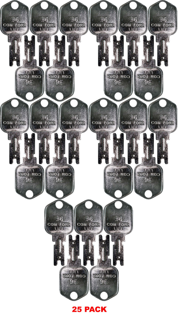 (166) Clark/Yale/Hyster Key *25 PACK*