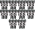 #6 (166) Clark/Yale/Hyster Replacement Key *50 Pack*