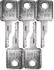 #7 (D250) Case Common Replacement Key *5 Pack*