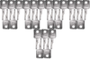 #7 (D250) Case Common Replacement Key *25 Pack*