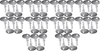 #17 (12343) Mitsubishi/CAT/Kubota/International Replacement Key *50 Pack*