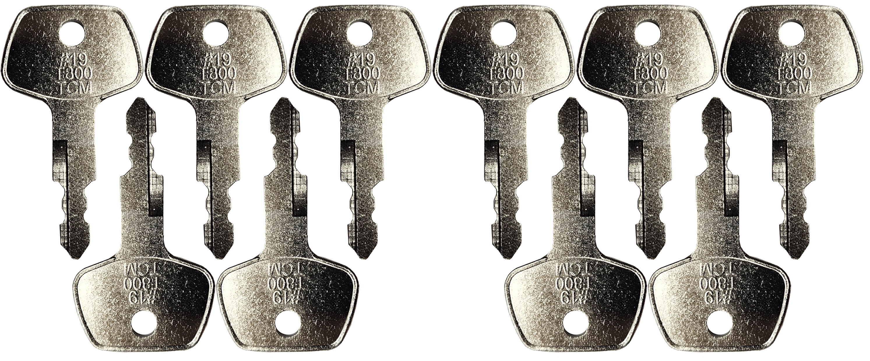 Tony Compactor Key #19 (T800) TCM Loader Replacement Key *10 Pack* | Tornado Heavy ...