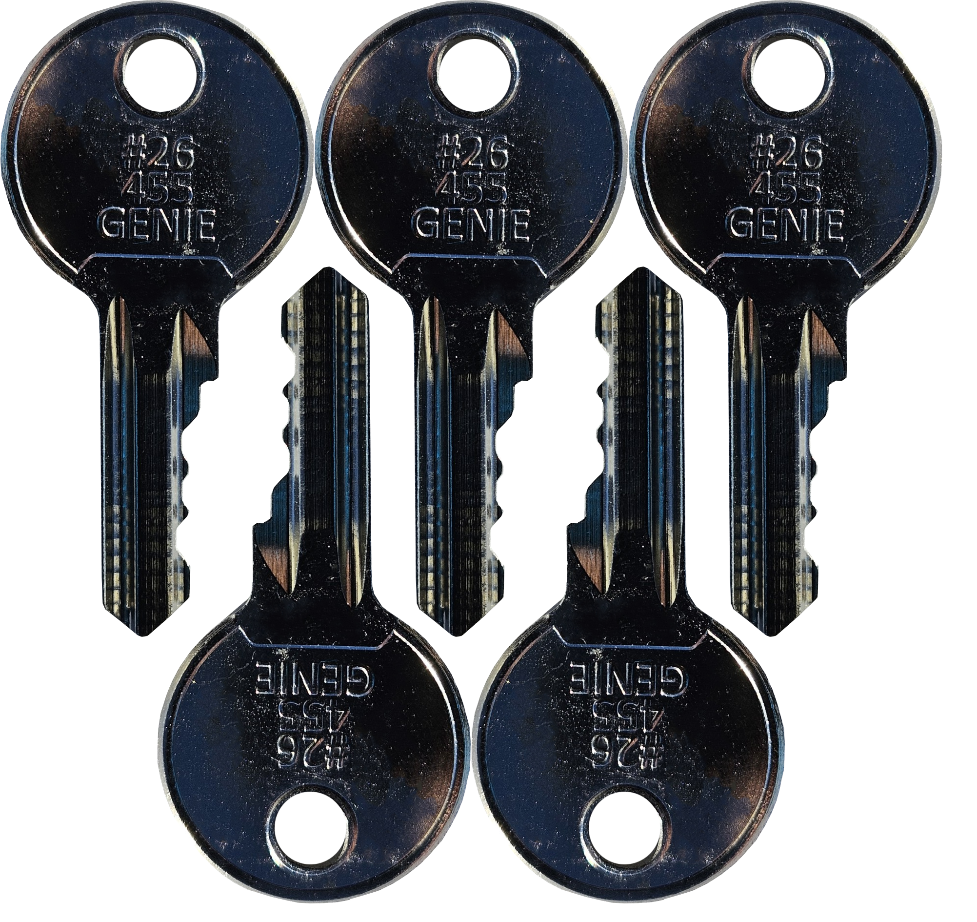 26 (455) Genie/Skytrak/Terex Replacement Key *5 Pack* | Tornado 26 (455) Genie/Skytrak/Terex Replacement Key *5 Pack* | Tornado