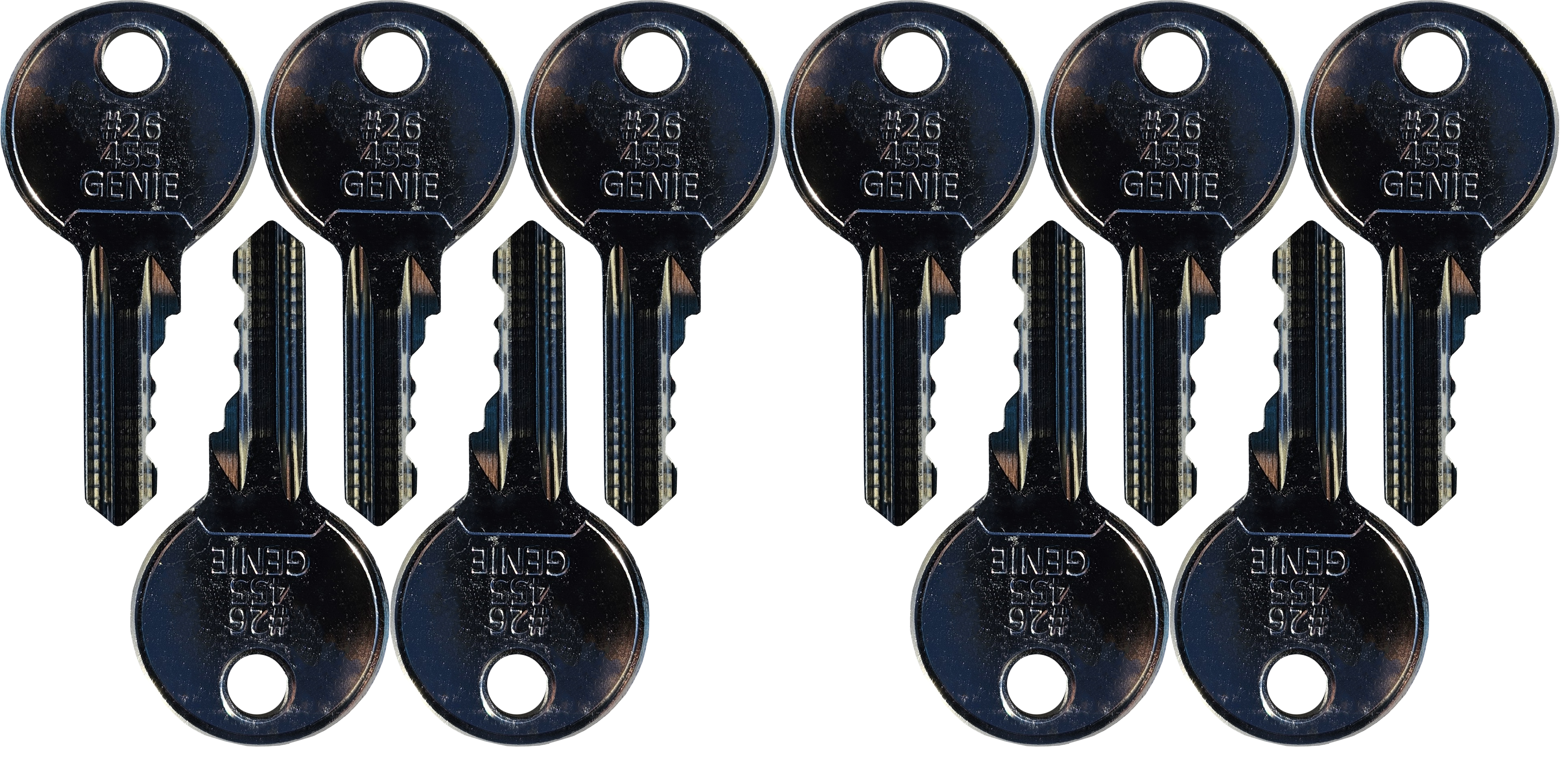 26 (455) Genie/Skytrak/Terex Replacement Key *10 Pack* | Tornado 26 (455) Genie/Skytrak/Terex Replacement Key *10 Pack* | Tornado