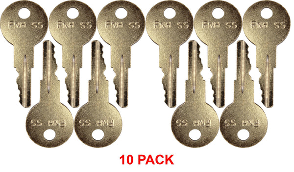 (556) Ford/Hyster/Lull/Holland Key *10 Pack*