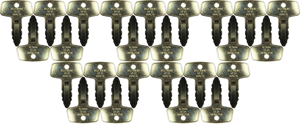 #52 (53630) Kubota/Thomas/Vermeer/Wacker Replacement Key *25 Pack*