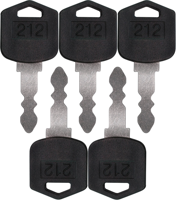 #55 (212) Daewoo/Doosan Forklift Replacement Key *5 Pack*