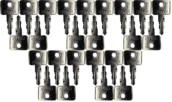 #59 (TAYLOR) Taylor Dunn Replacement Key *25 Pack*