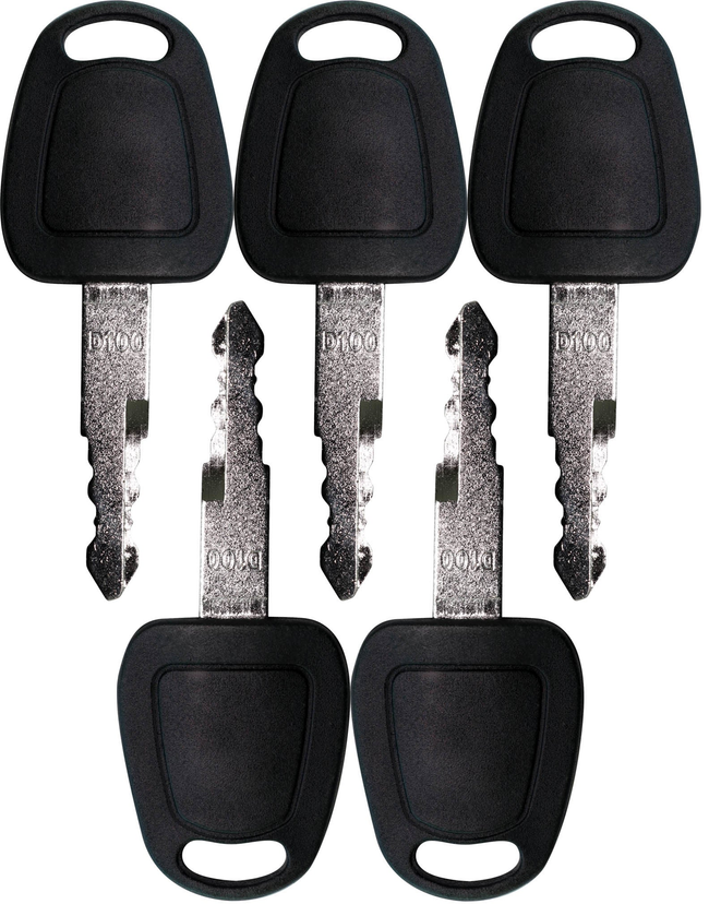 60 (D100) Daewoo/Doosan/Terex Replacement Key *5 Pack* | Tornado