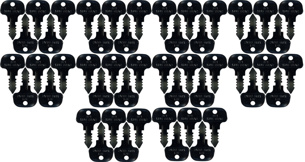 #71 (KUBOTA TRAC) Kubota Tractor Replacement Key *50 Pack*