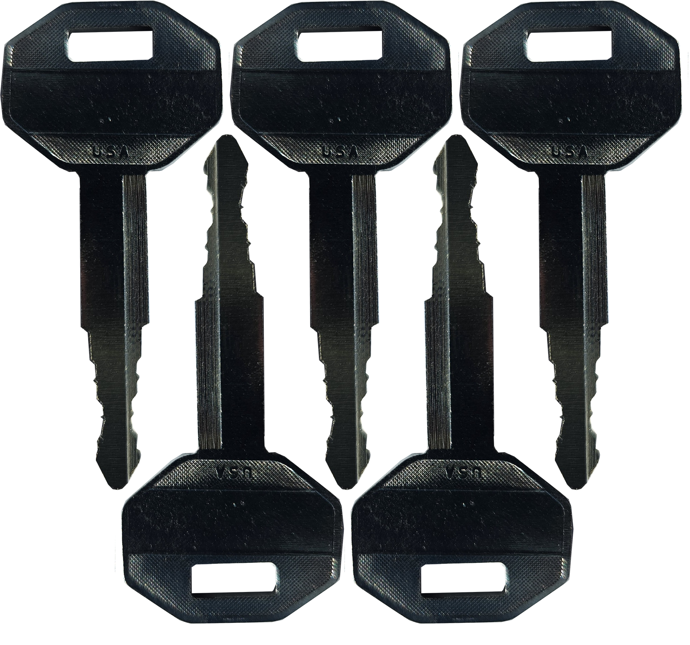 #75 Heli Forklift Replacement Key *5 Pack* | Tornado Heavy Equipment Parts
