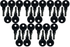 #76 Snorkel TB60 & TB80 Hi Boom Replacement Key *25 Pack*