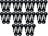 #76 Snorkel TB60 & TB80 Hi Boom Replacement Key *50 Pack*