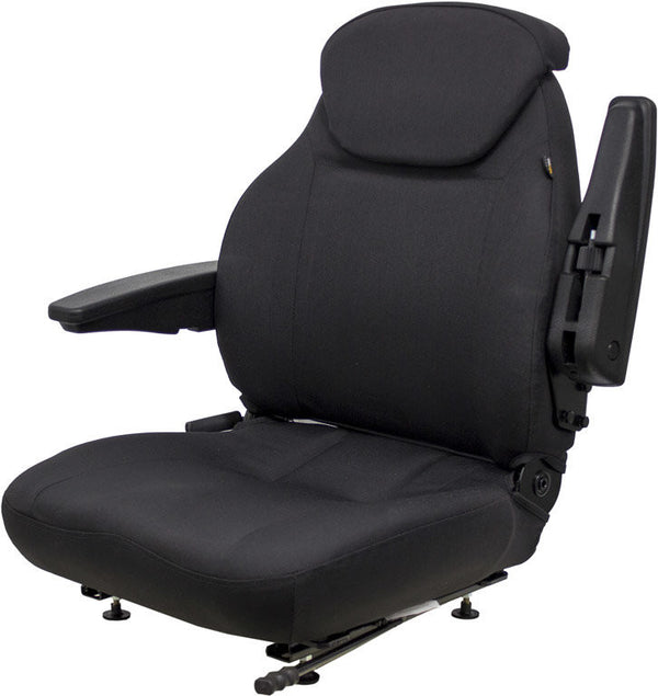 Ford/New Holland Tractor Seat Assembly - Fits Various Models - Black Cloth