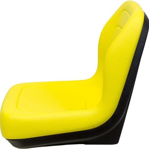 John Deere 5105 & 5205 Tractor Replacement Bucket Seat - Yellow Vinyl