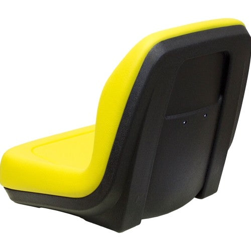 John Deere 5105 & 5205 Tractor Replacement Bucket Seat - Yellow Vinyl