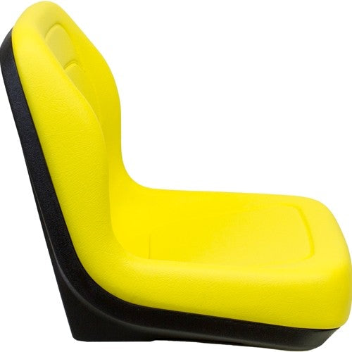 John Deere 5105 & 5205 Tractor Replacement Bucket Seat - Yellow Vinyl