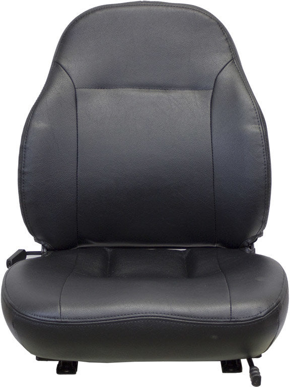 Ford/New Holland Tractor Replacement Seat Assembly - Fits Various Models - Black Vinyl