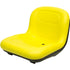 John Deere Lawn Mower Replacement Hinged Bucket Seat - Fits Various Models - Yellow Vinyl