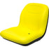 John Deere Compact Utility Tractor Replacement Hinged Bucket Seat - Fits Various Models - Yellow Vinyl