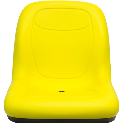 John Deere Compact Utility Tractor Replacement Hinged Bucket Seat - Fits Various Models - Yellow Vinyl