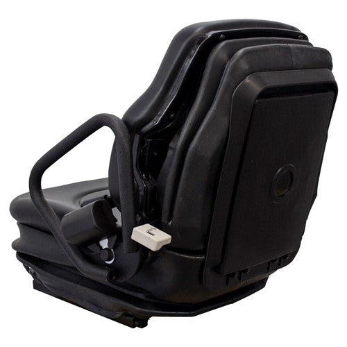 JCB Vibromax Roller Replacement Seat & Mechanical Suspension - Fits Various Models - Black Vinyl