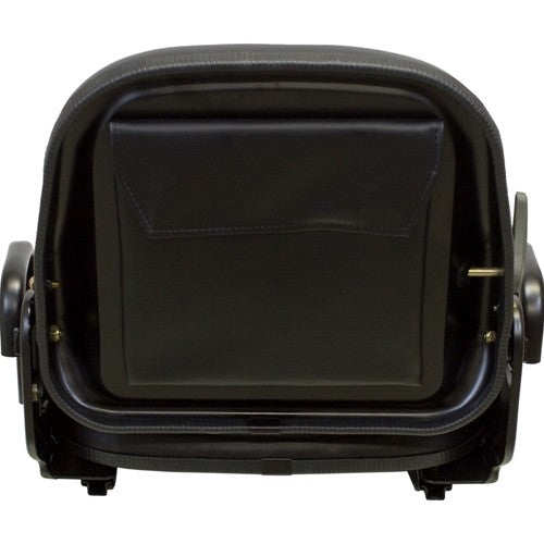 Daewoo Forklift Replacement Seat Assembly - Fits Various Models - Black Vinyl