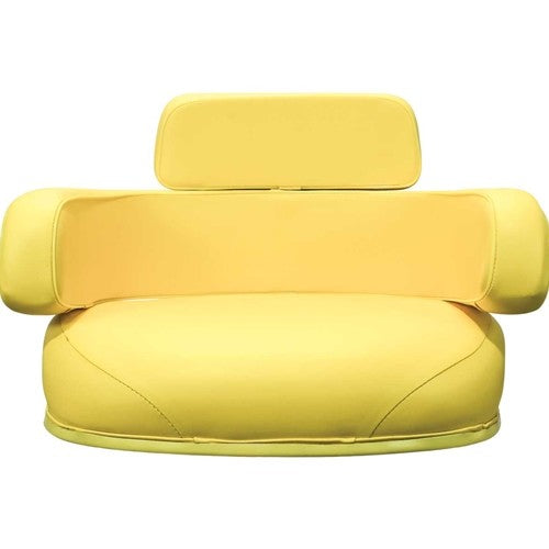 John Deere 3 Piece Replacement Cushion Kit - Yellow Vinyl