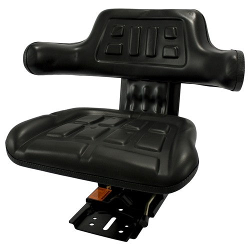 Multiple Application Utility Seat & Mechanical Suspension - Black Vinyl