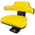 Multiple Application Utility Seat & Mechanical Suspension - Yellow Vinyl