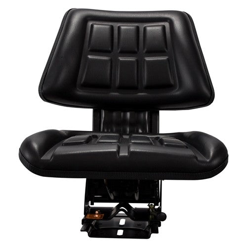 Multiple Application Utility Seat & Mechanical Suspension - Black Vinyl