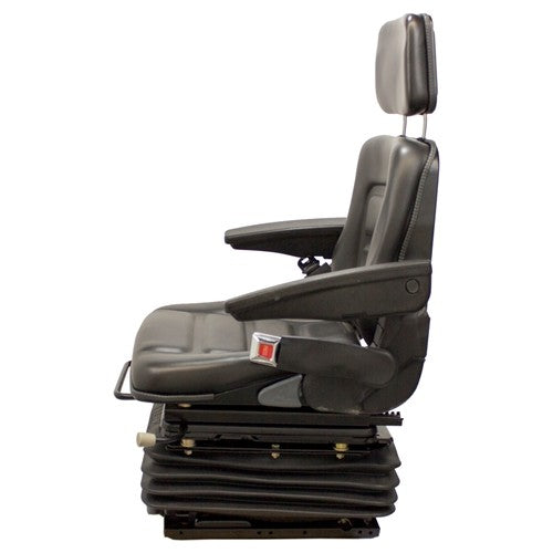 Multiple Application Seat & Mechanical Suspension - Black Vinyl